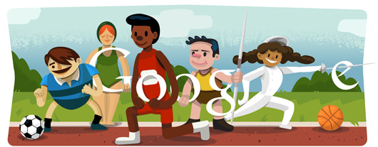 Google's London 2012 Olympics doodle