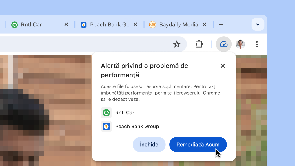 Îmbunătățește performanța browserului cu un singur clic