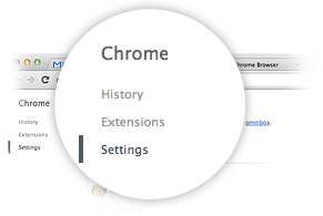 Preferinţele Google Chrome