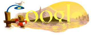 Solstitiul de vara - Google Logo